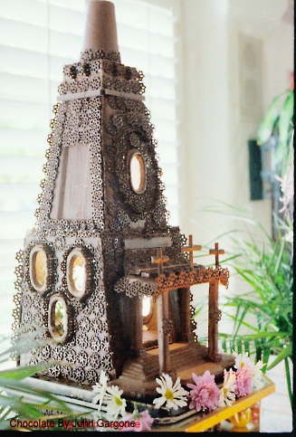 Chocolate Gothic Church sculpture